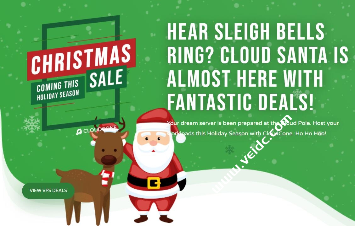Cloudcone#圣诞闪购#：美国便宜VPS，1C/1G内存/40G SSD/2T流量/1G带宽，$12.73/年-国外主机测评