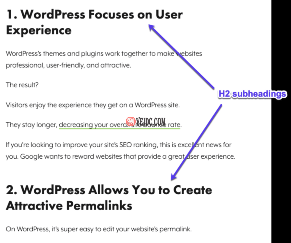 我在Google新闻上推荐了一个结构良好的页面示例