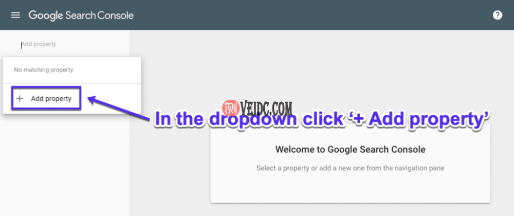 在Google Search Console中添加资源
