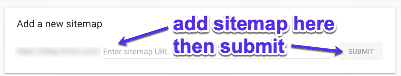 将您的站点地图添加到Google Search Console