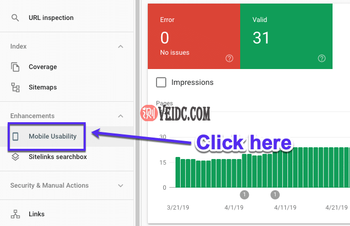 移动可用性错误