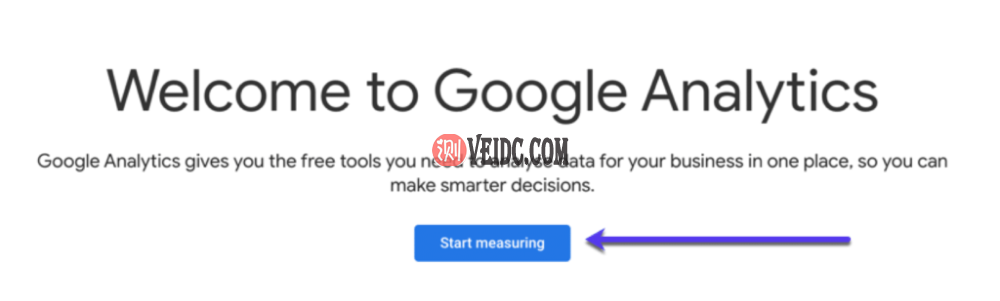 谷歌分析设置页面