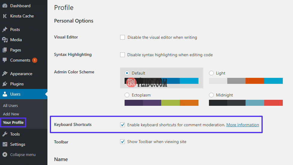 如何启用评论快捷键