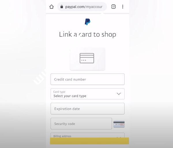 填写银行卡信息