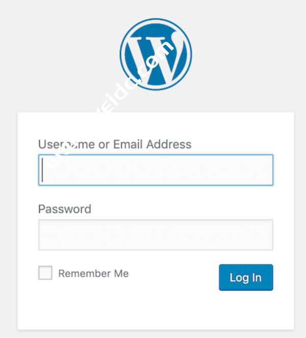 登录wordpress后台