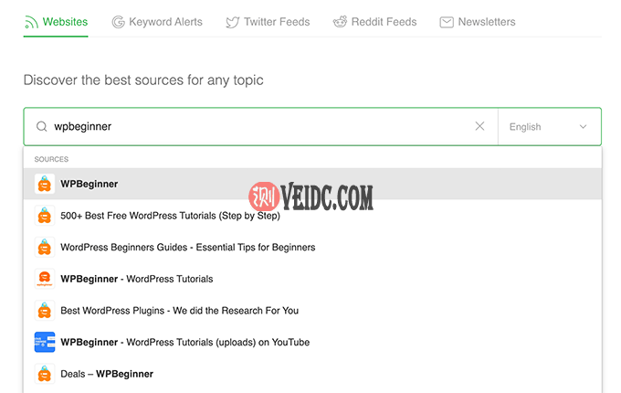 WordPress RSS订阅源