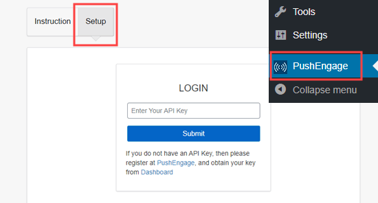 PushEngage插件激活