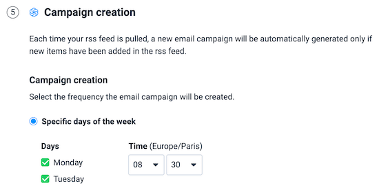 设置邮件推送时间
