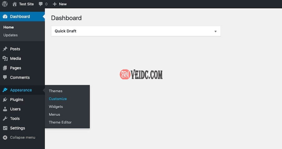 WordPress – 导航到自定义菜单