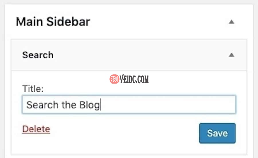 为您的搜索小工具命名