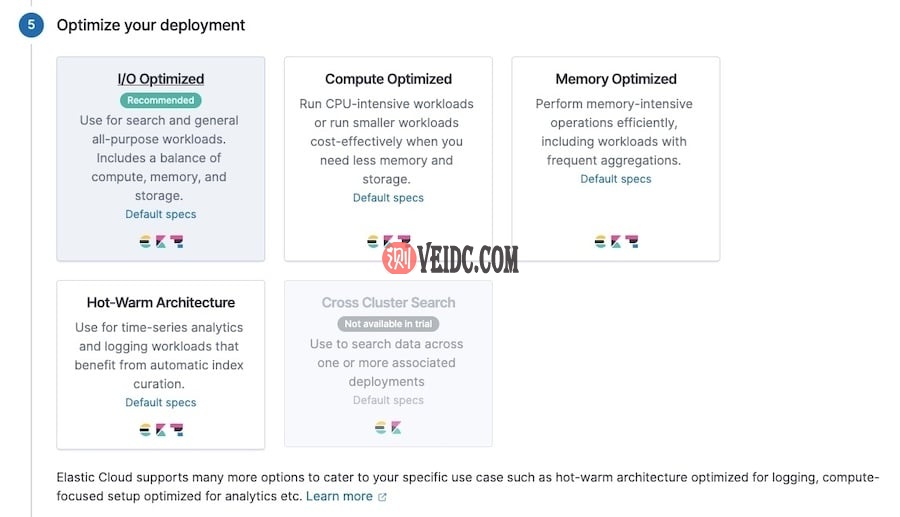 在Elastic中选择部署优化
