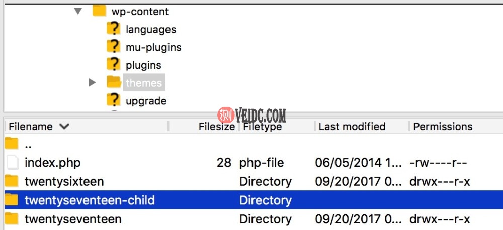 WordPress子主题目录