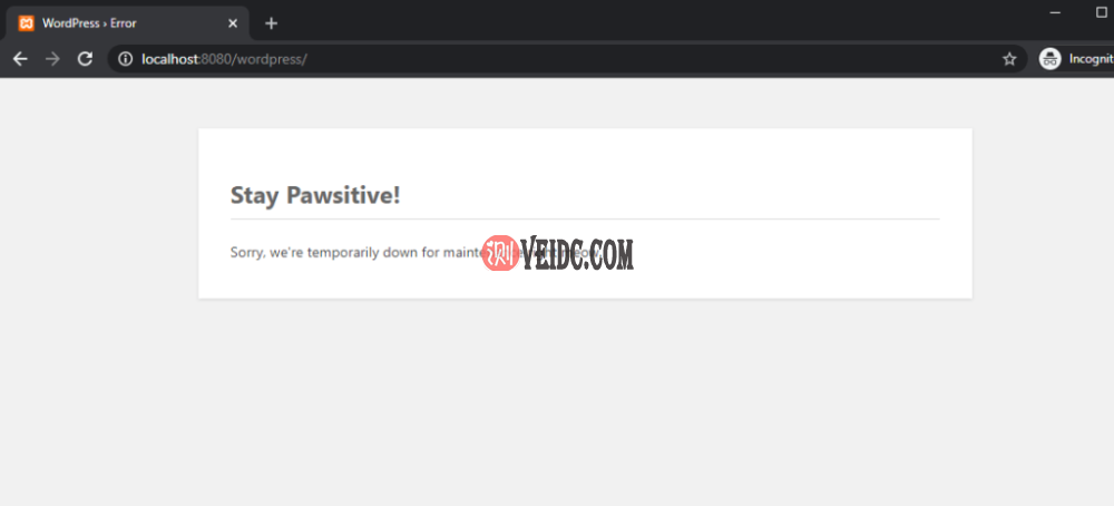 向站点访问者显示错误消息