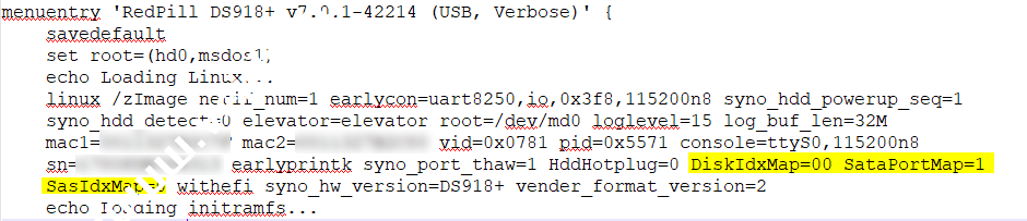 屏蔽没有硬盘的SATA位