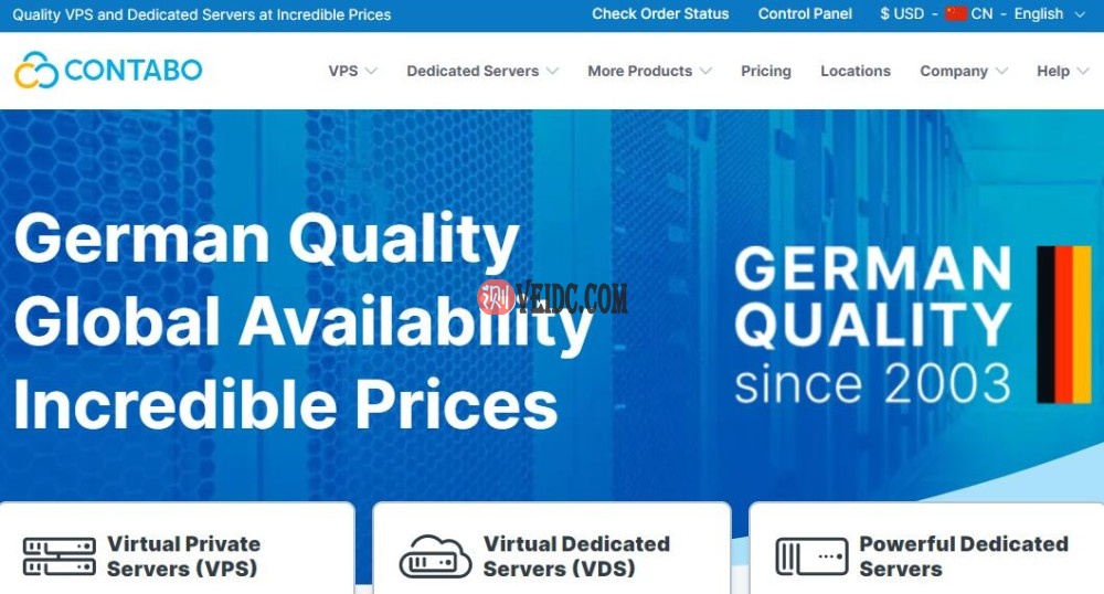 国外VPS推荐 - Contabo