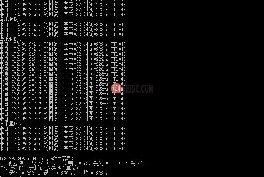 Madcityservers美国VPS本地IP Ping测试