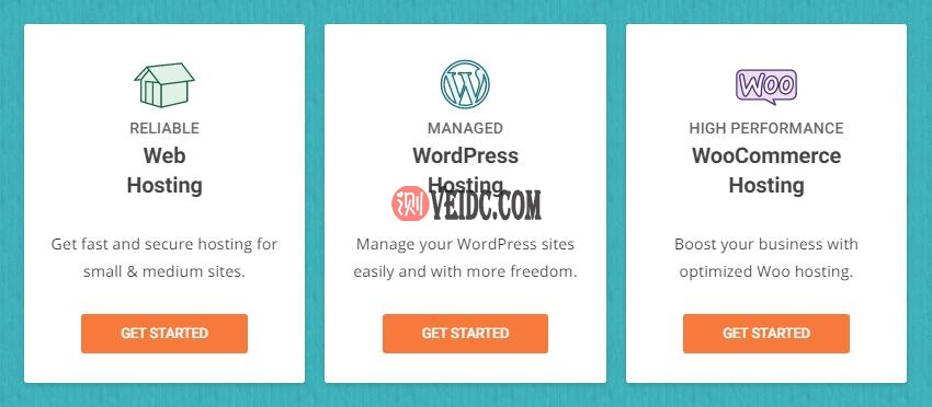 SiteGround主机类型