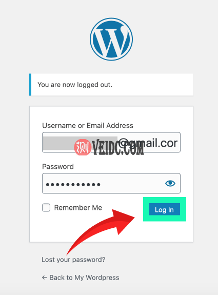 网站建设 ：wordpress 后台登录