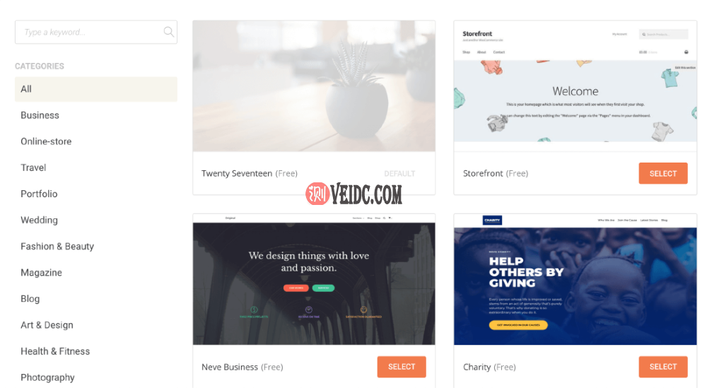 wordpress布景主题安装