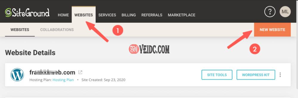 WordPress安装 ：使用 SiteGround 新增一个 WordPress 网站