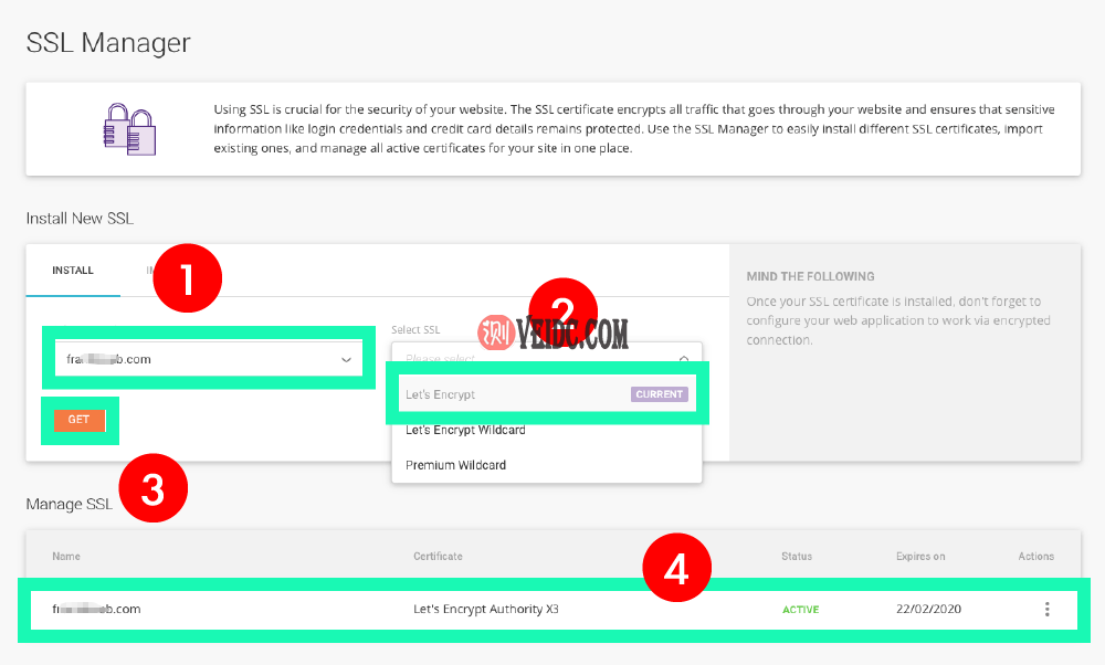 网站搭建 ：SSL 凭证申请
