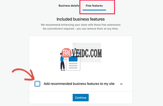 取消选中免费功能