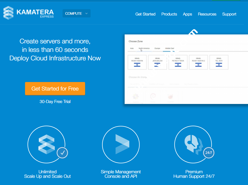 Kamatera：便宜VPS，按小时计费，1Gbpa带宽，可选香港/以色列/美国/荷兰/英国等机房，月付$ 4.00起-国外主机测评