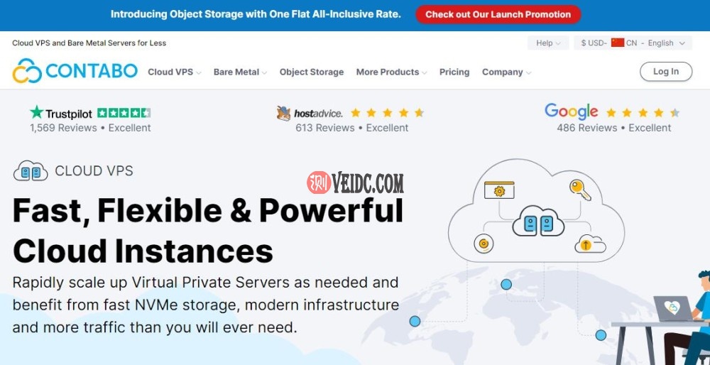 国外云服务器推荐 - Contabo