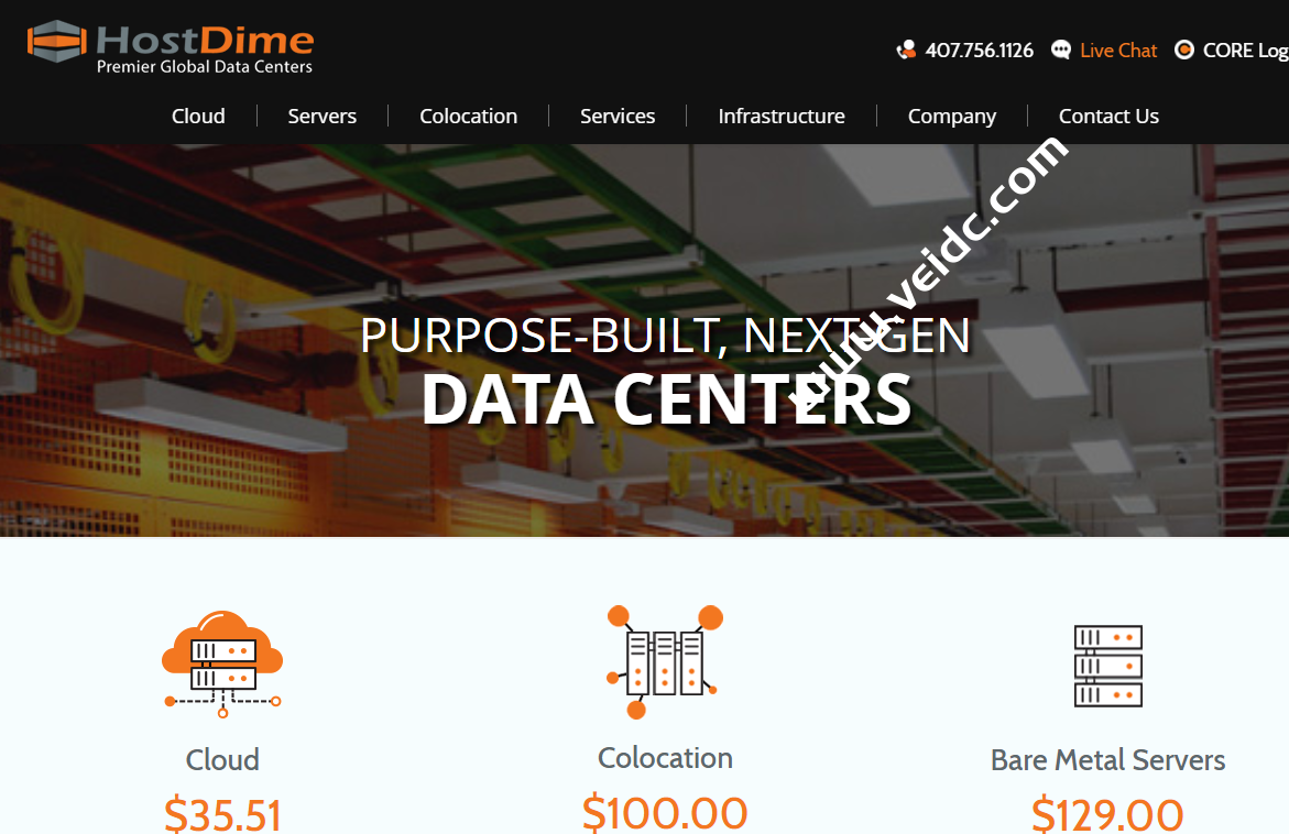 HostDime：哥伦比亚VPS，2核/2G内存/50G SSD硬盘/10TB流量/1Gbps带宽，$48.00/月-国外主机测评