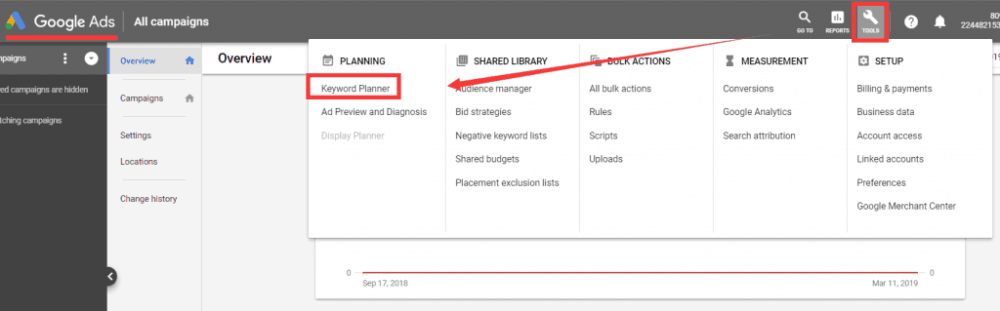 最新谷歌关键词规划师新手使用指南[Google Keywords Planner]-国外主机测评
