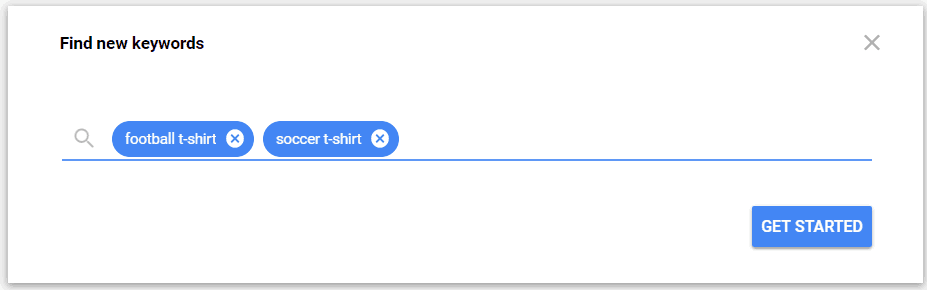 基础的 Find New Keyowords（寻找关键词功能）