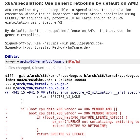 AMD处理器漏洞打补丁 性能损失最多54％！但平均只有1.5％-国外主机测评