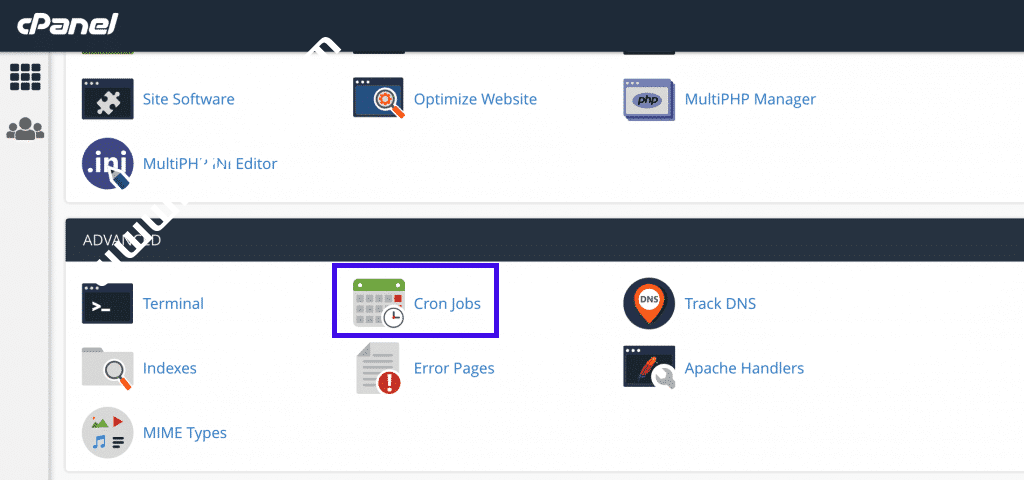 通过cPanel的Cron作业