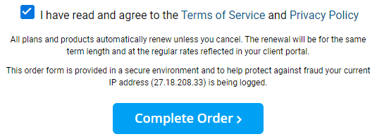 HostWinds隐私政策