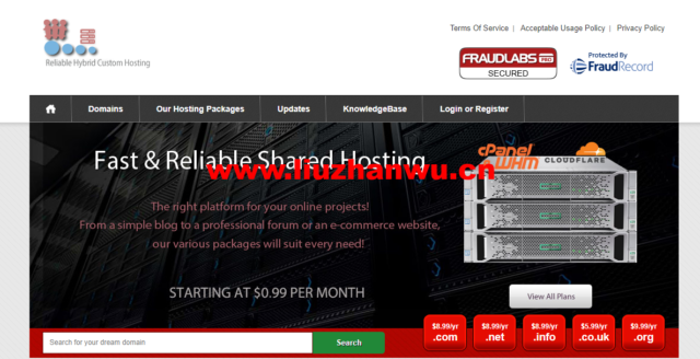 RHC-Hosting：英国便宜VPS，2核/1GB内存/10GB SSD/1Gbps端口500GB流量，$2.99/月起-国外主机测评