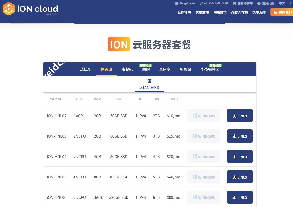 iONcloud： 新增美国夏威夷VPS，1核2G50GSSD，1Gbps月流量2TB，月付$10起-国外主机测评