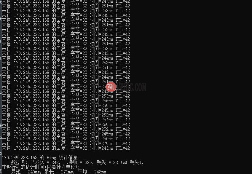 KnownHost美国VPS亚特兰大机房本地Ping测试