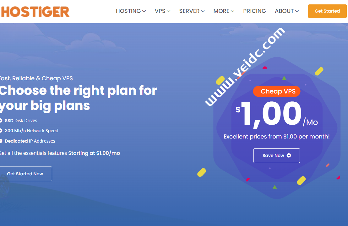 hostiger：便宜vps，可选伊斯坦布尔/阿姆斯特丹/堪萨斯城机房，$3.99/月起，5年付仅需$1/月-国外主机测评