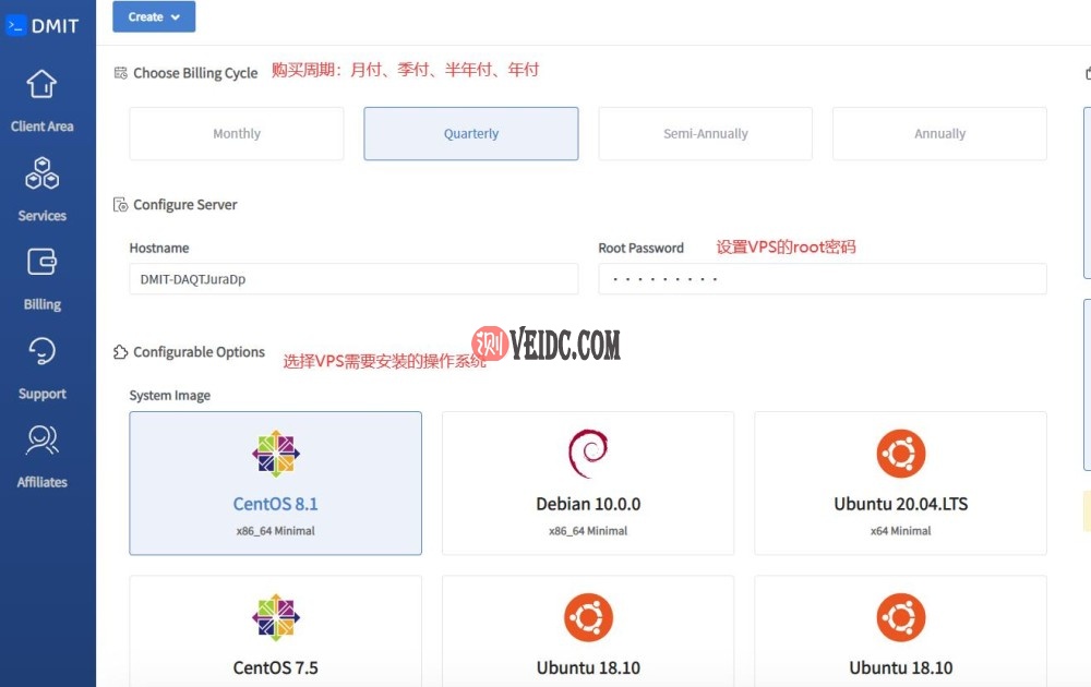 DMIT VPS购买教程 - 配置选择
