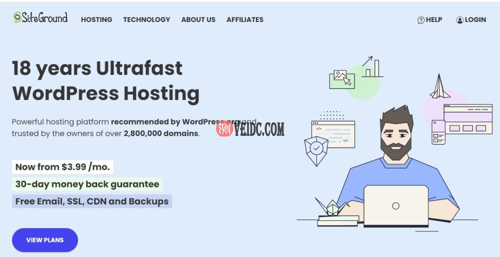 美国网站空间 - SiteGround