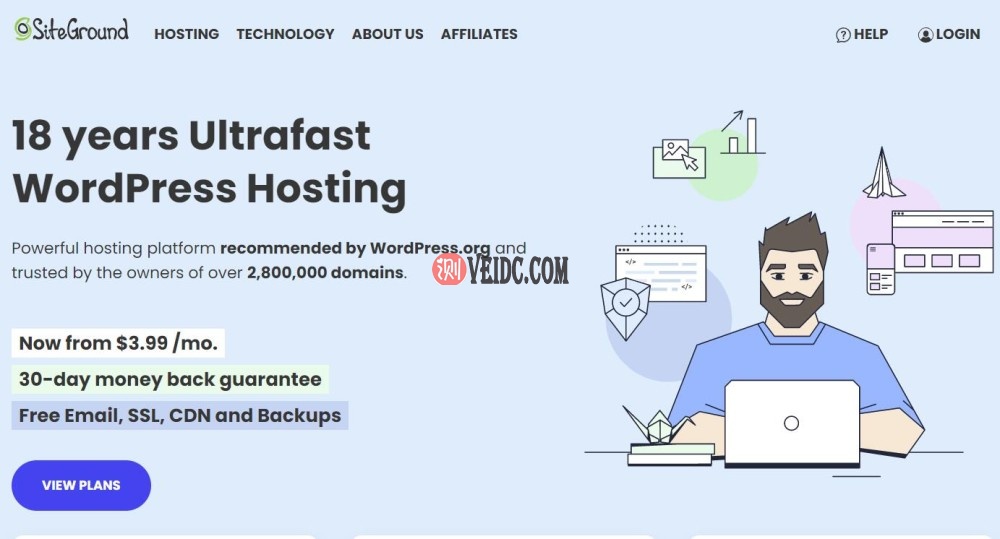 美国虚拟主机 - SiteGround