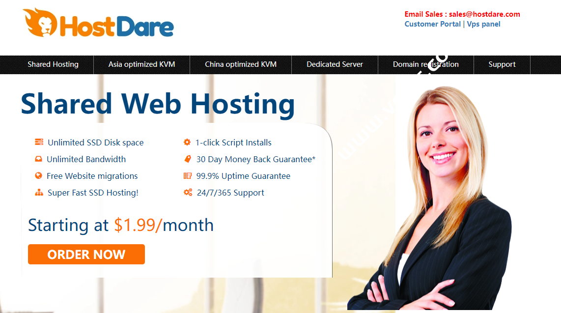 HostDare：日本VPS八折优惠，30M-100Mbps日本软银线路/NVMe存储，半年付 $18.39起-国外主机测评