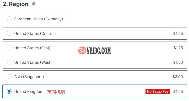 Contabo英国VPS购买机房选择