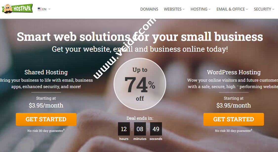 HostPapa：老牌主机商，wordpress和外贸主机推荐，最高74%优惠，低至$3.95/月-国外主机测评