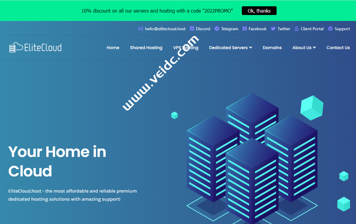 EliteCloud：不限流量VPS，可选新加坡/澳大利亚/加拿大/英国/德国/法国/波兰，9折优惠，月付5.99美元起-国外主机测评