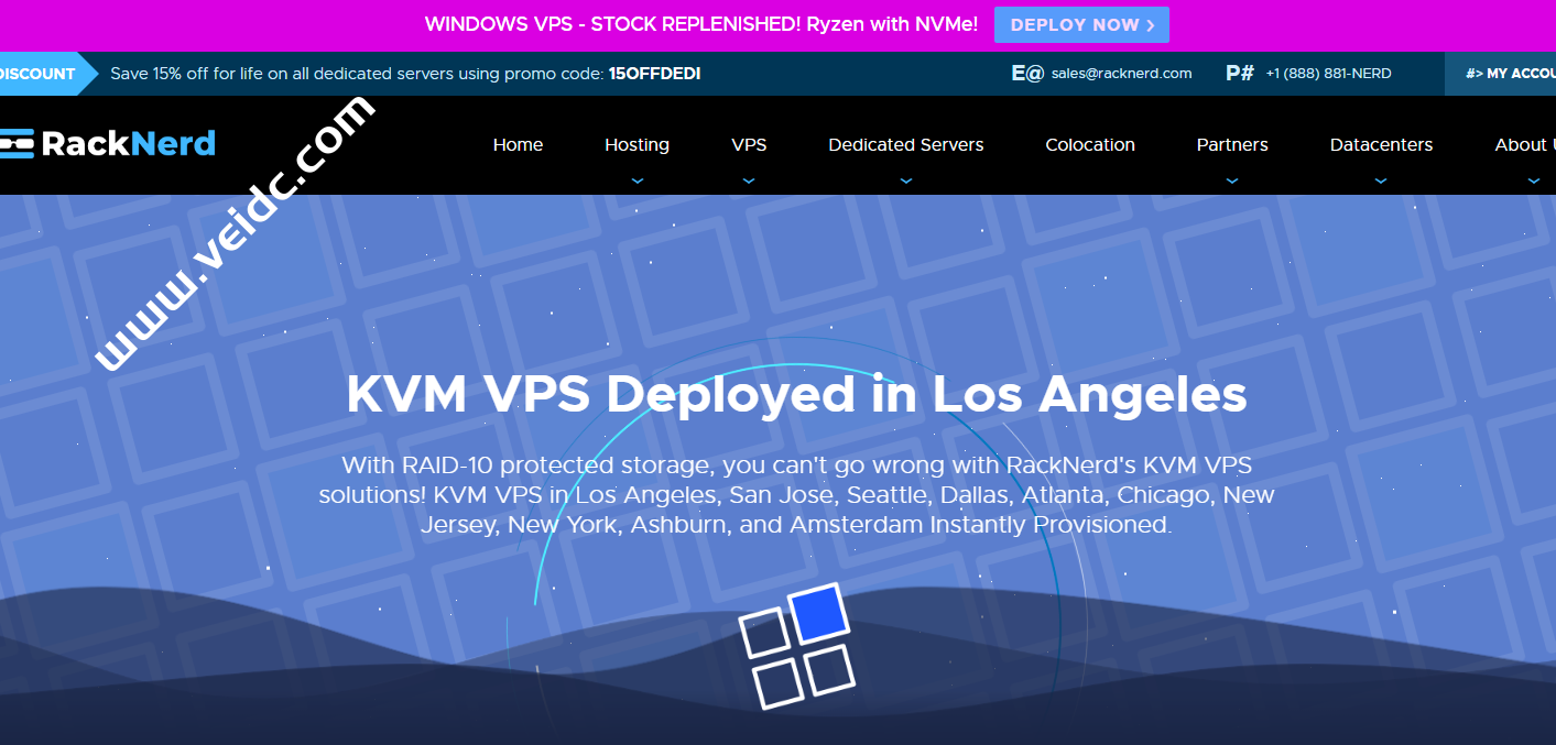 RackNerd：美国便宜VPS年付9.89美元起，美国独立服务器季付140美元起-国外主机测评