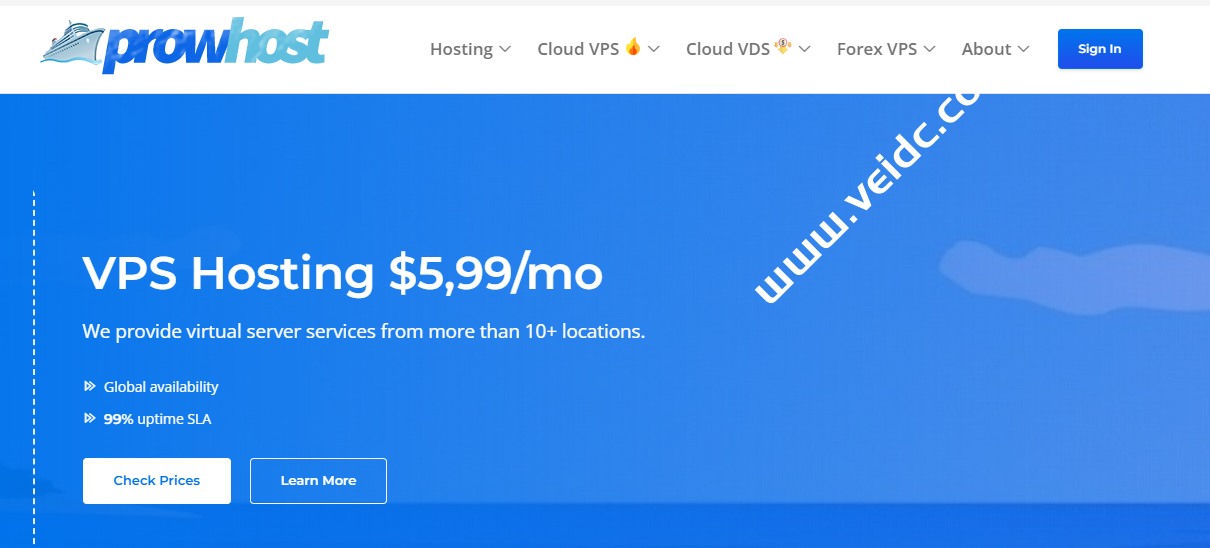 ProwHost：新增数据中心，可选阿姆斯特丹/马德里/圣保罗/墨西哥城机房，首月85折，月付$8.49起-国外主机测评
