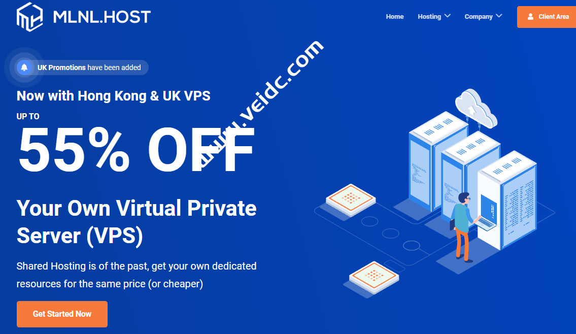 MillenialHost：香港VPS，英国VPS，最高优惠55%，1Gbps端口，月付$4.2起-国外主机测评