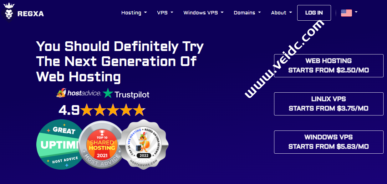 REGXA：高防VPS，可选美国、英国、法国、新加坡等机房，1Gbps不限流量，月付3.75美元起-国外主机测评