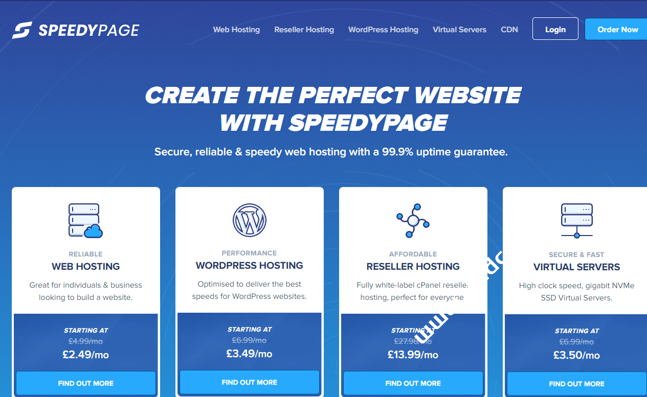 SpeedyPage：新加坡VPS正式上线，可选英国和纽约机房，1核/1GDDR4/15 GB NVMe，1Gbps@1TB，月付3.15英镑-国外主机测评